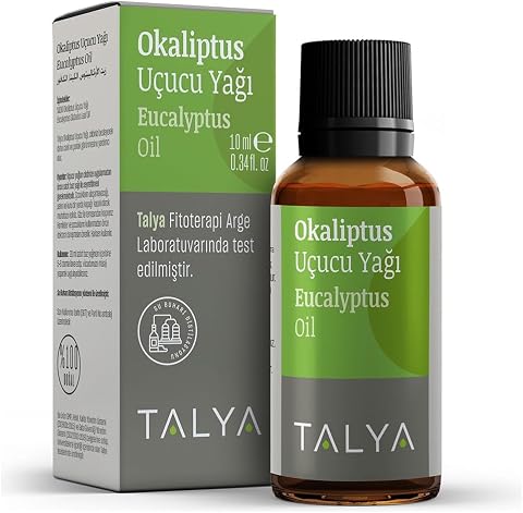 Talya Okaliptus Uçucu Yağı (Eucalyptus Essential Oil),%100 Saf ve Doğal, 10 ml