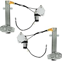 Vista 160 de TRQ Juego de regulador de ventana eléctrica delantera y motor compatible con Ford Ranger 1993-2011 1994-2009 Mazda B2300 1998-2001 B2500 1994-2007