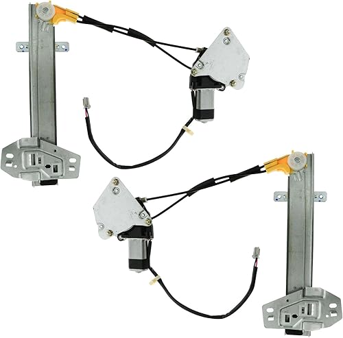 Miniatura 160 de TRQ Juego de regulador de ventana eléctrica delantera y motor compatible con Ford Ranger 1993-2011 1994-2009 Mazda B2300 1998-2001 B2500 1994-2007