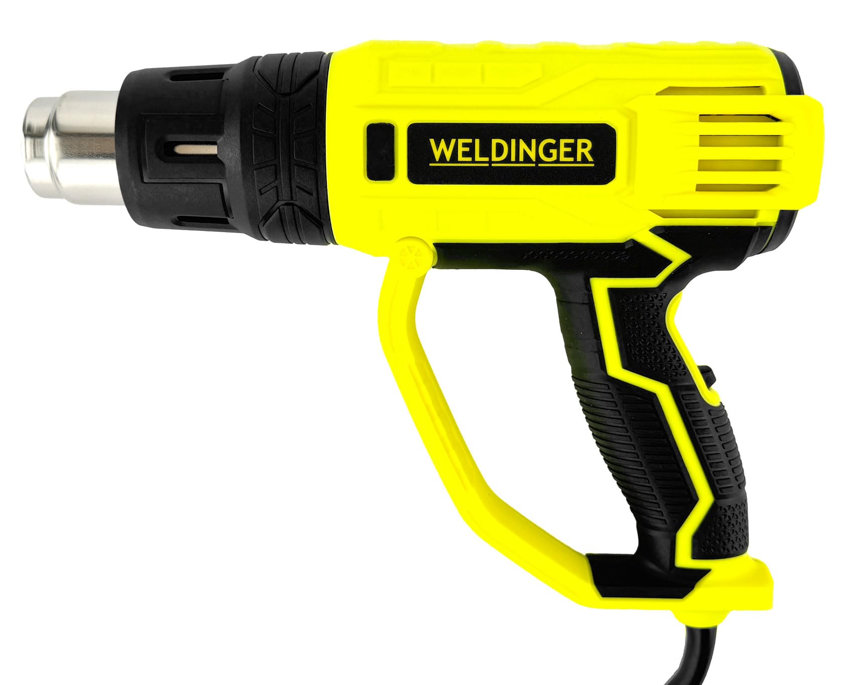 WELDINGER Heißluftpistole HG-1 2000 W Digitaldisplay 60-600°C 9-tlg. Set im Koffer