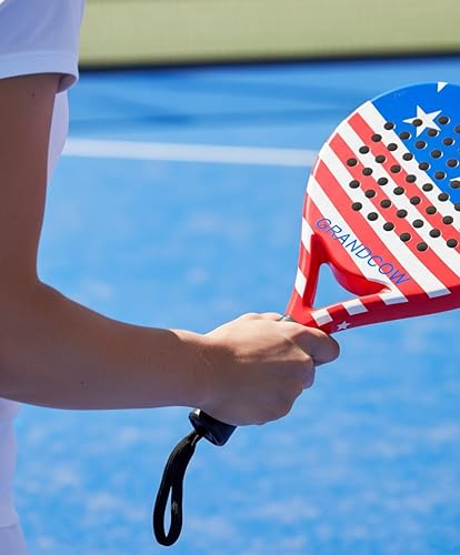 Miniatura 6 de Raqueta de pádel de fibra de carbono Power Lite Pop Tennis Paddle Paddleball raquetas