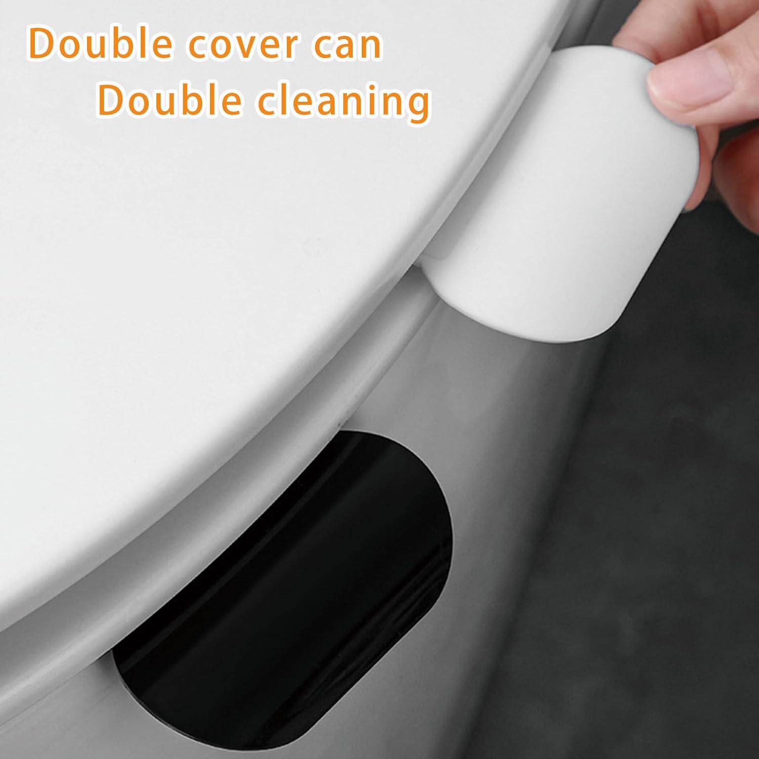 10 Pcs Toilet Lid Lifter,Toilet Seat Lifter Toilet Seat Handle Lifter Toilet Cover Lifter Avoid Touching Toilet Lid Handle Toilet Lift Tools for Office,Home,Hotel (5White/5Black)