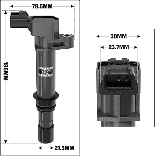Miniatura 5 de 1PZ HD2-SXE Juego de 4 bobinas de encendido de repuesto para Hyundai Elantra Hyundai Sonata Veloster Kia Forte Kia Optima 2016 2017 2018 2019 2020