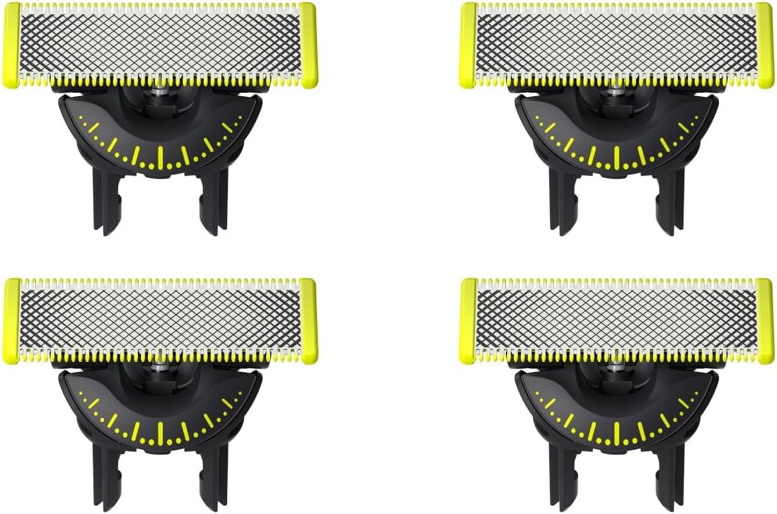 Philips OneBlade 360 Replacement Blades, for OneBlade Electric Shaver and Trimmer, 4 Pack, Model QP440/50
