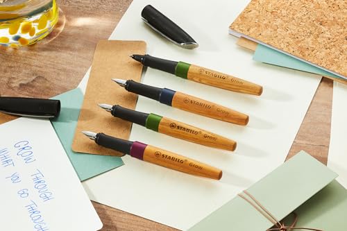 STABILO Stylo bille rechargeable Grow Corps en bois FSC Encre - vue 7