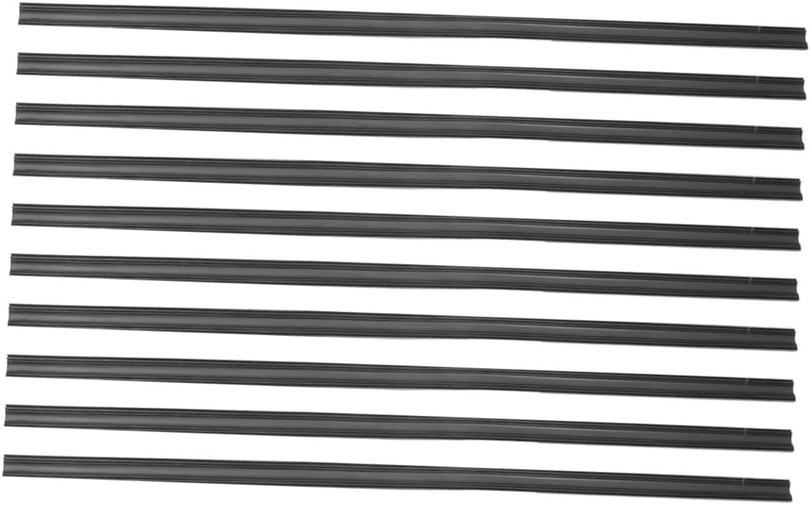 10pcs Replacement Windshield Wiper Blades Wiper Blade Refills Rubber Strip Inserts