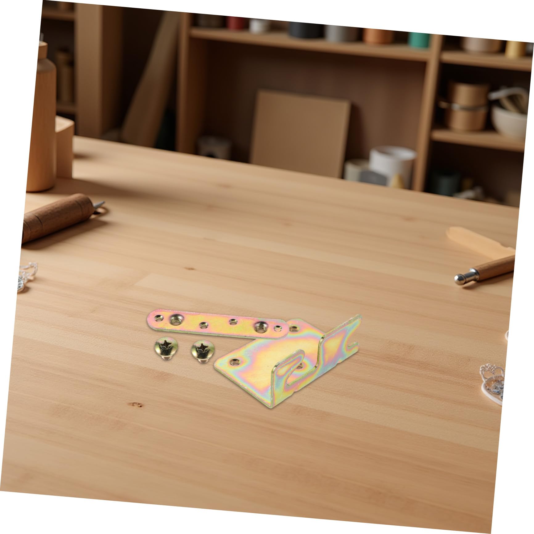 Sosoport Set 8 Staffe per Letto Invisibili in Metallo da 2,0 Mm Bulloni e Ganci per Sponde e Pediera Ferramenta per Fissaggio e Supporto Robusto per Telaio Letto Accessori per Mobili