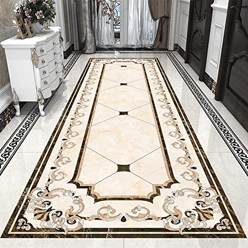 Mural wallpaper 3D marbre autocollant imperméable pour peinture de sol en PVC de couloir 250x175