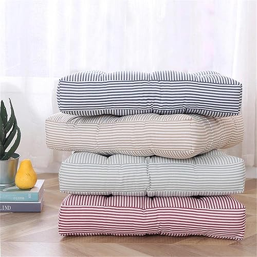 Miniatura 4 de Tiita Juego de 2 cojines cuadrados para silla de 22 x 22 pulgadas, para ventanas de adultos, color verde