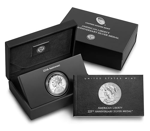 2017 P Liberty Medalla de Plata 225 Aniversario Medalla de Plata Libertad Americana Medalla de Plata No Calificado US Mint DCAM