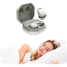 Sleep Earbuds for Side Sleepers Sleep Headphones for Sleeping on Side Sleeping Earbuds Bluetooth Noise Cancelling for Sleep with Microphones Charge case Long Battery Life Green