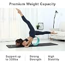 KETISA Strongest & Most Comfortable Dharma Wheel, Perfect Accessory for Stretching and Improving Backbends (Black) gallery image