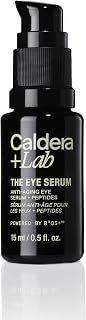 Caldera + Lab The Eye Serum | Men’s Anti-Aging Serum + Peptides, 0.5 Fl Oz | Targets dark circles, puffiness, fine lines & crow’s feet. Smooths under-eyes for a rested, youthful look