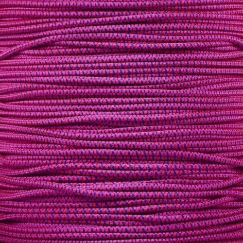 Paracord Planet 1/8 Inch Shock Cord – Choose from 10, 25, 50, and 100 Feet – Made in USA (Black, 100 Feet)