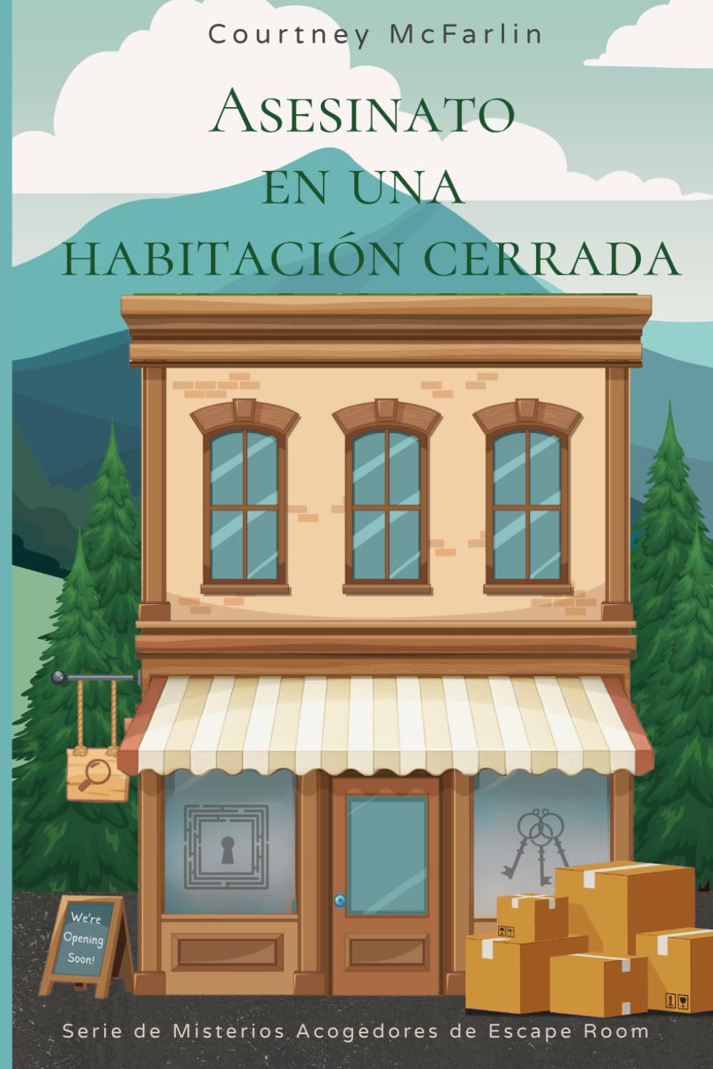 Asesinato en una habitación cerrada: Serie de Misterios Acogedores de Escape Room