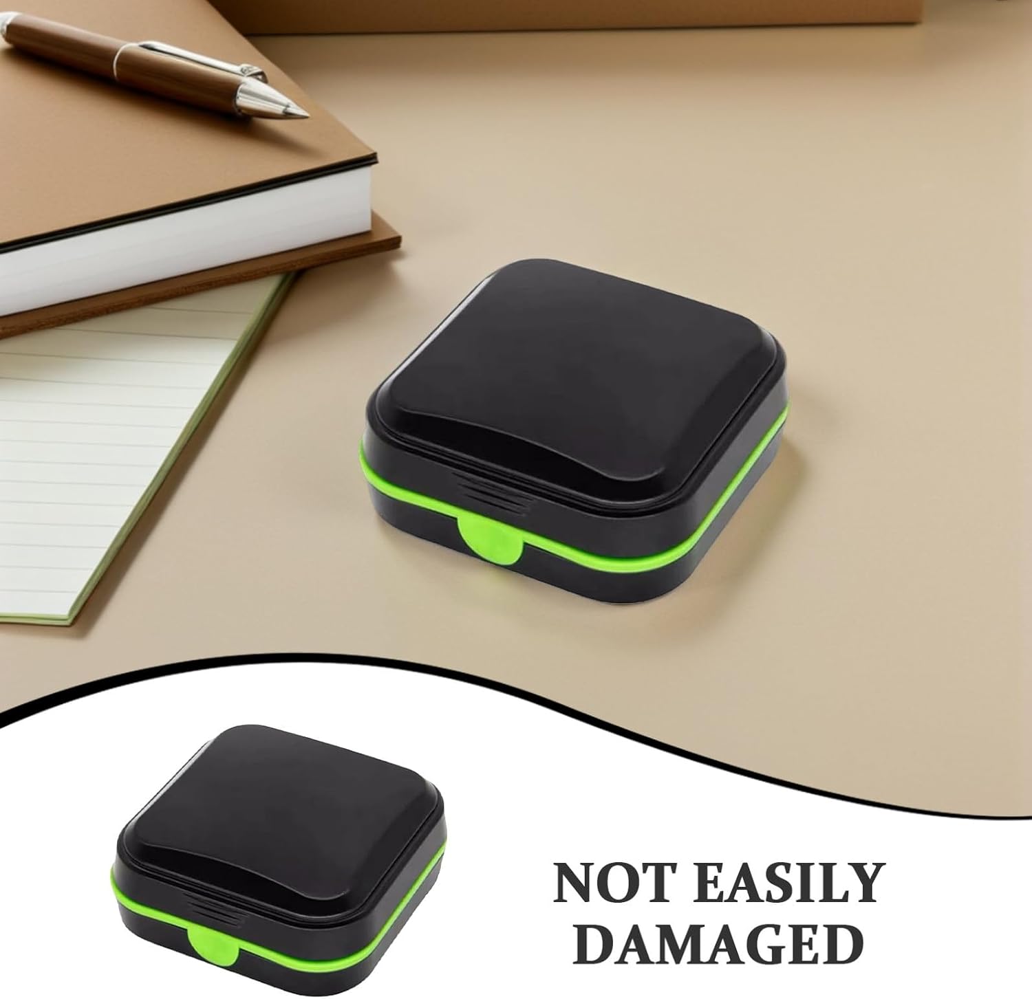 Portable Hearing Aid Storage Box, Shockproof Protective Case for Travel