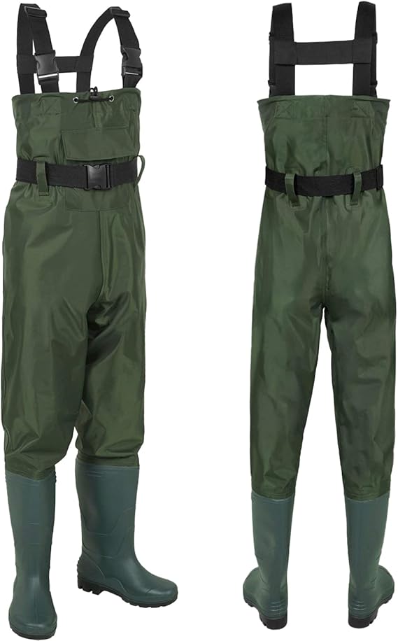 Fishing Chest Waders for Men Women with Boots Waterproof Breathable