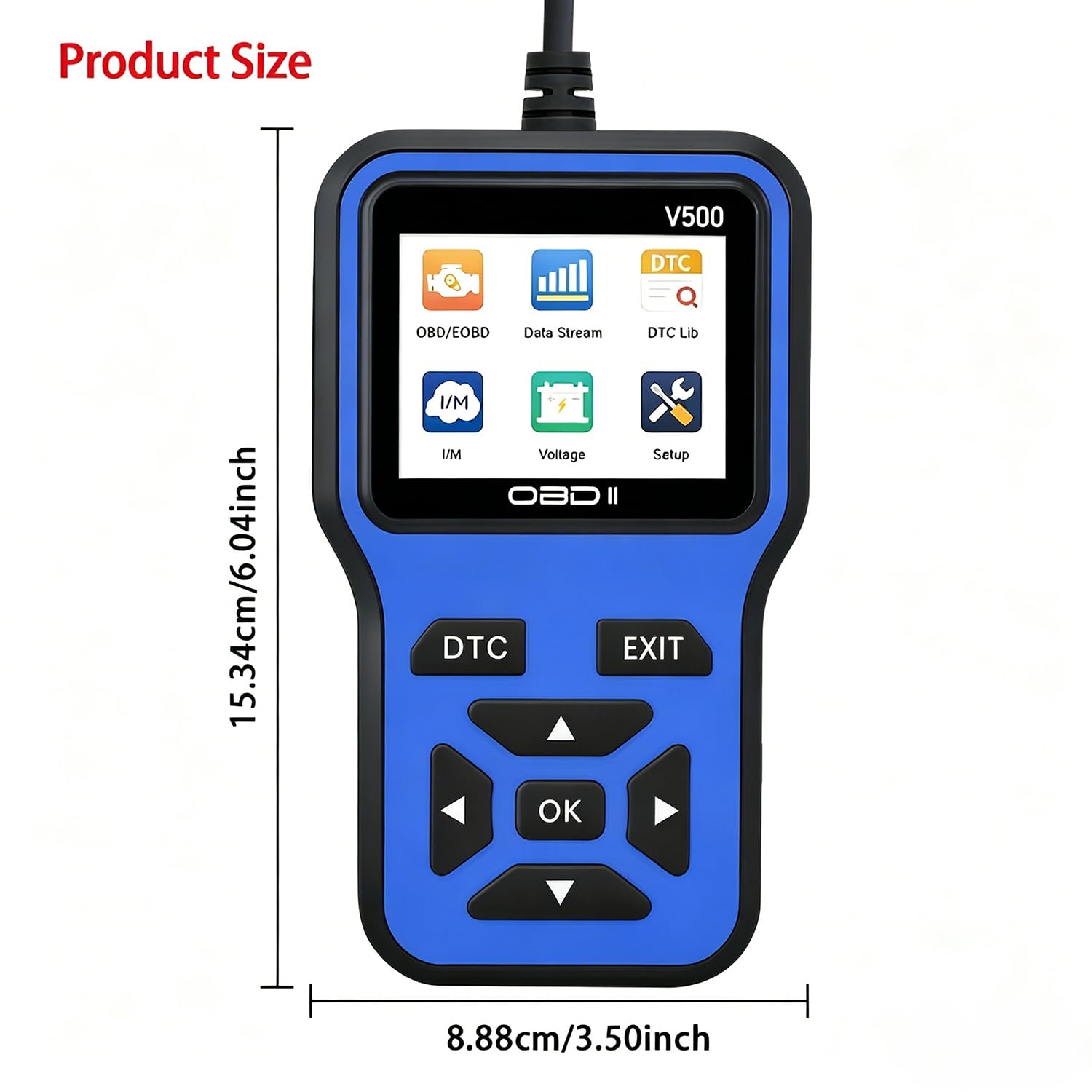 OBDII Auto Diagnostica Scanner per Renault Scenic E - Tech Electric | Lettore Cancellatore di Codici di Errore Motore, OBD2 Diagnosi Auto, Diagnosi OBDII EOBD