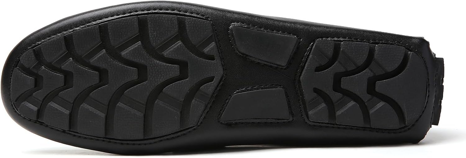 TSIODFO Men Slip On Loafers Cow Leather Comfort Driving Shoes