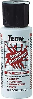 TECH Stain Remover - Effective Stain Remover for Carpet, Clothing, Laundry, Upholstery and Other Washable Fabrics (2 oz)