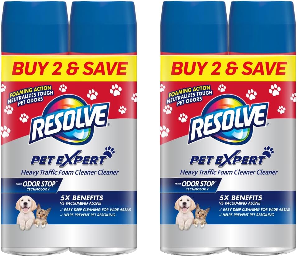 RESOLVE® Pet Heavy Traffic - Dual Foam Pack 4/(2x22) oz. (2-Pack) (Pack of 2)