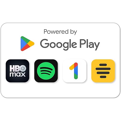 Google Play gift code - new finds, old favorites, one card. Go Play. (Email or Text Message Delivery - US Only)