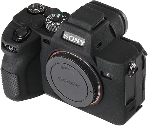 Miniatura 3 de Funda de cámara para Sony A7RV A7R5 - Funda protectora de silicona DSLR, jaula desmontable, a prueba de golpes, a prueba de polvo (negro)