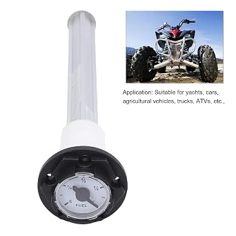 Fuel Level Gauges, Universal Fuel Tank Meter for Car RV Yacht Boat Motorcycle, High Accuracys Temperature Resistants Excellent Sealing Mechanical Fuel Cap Meters (300MM)