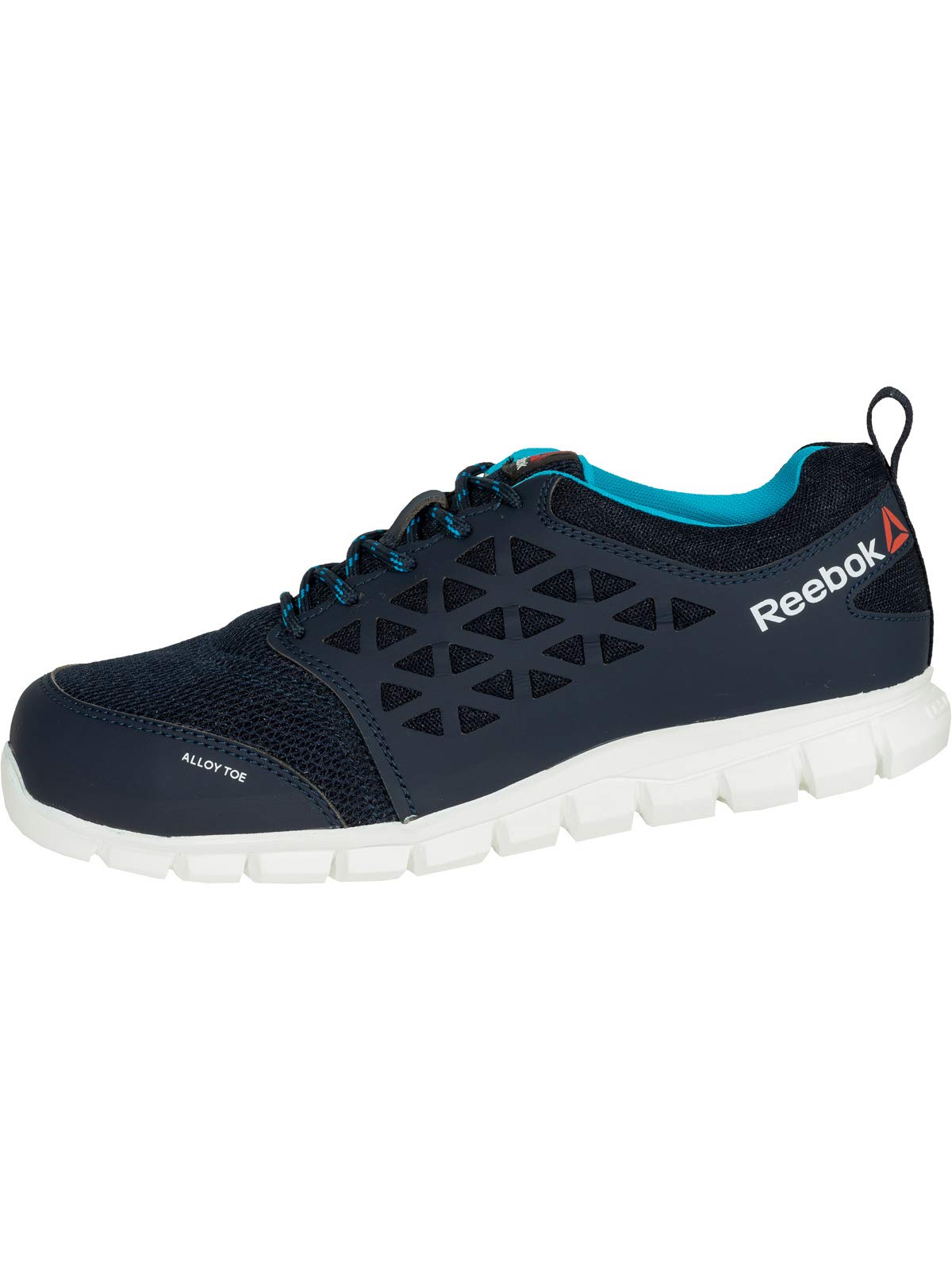 Reebok Sneakers di Sicurezza in Microfibra Blu Marino con Puntale in Alluminio S1P SRC 37 Blu Marino
