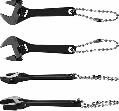 Mini Spanner SENRISE Adjustable Spanner Small Spanner for Repair White