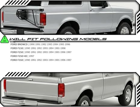 EPIC OE Pair Tail Lights for Ford 90-96 Bronco F-150 F-250 F-350