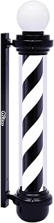 45'' Black White Barber Pole Light