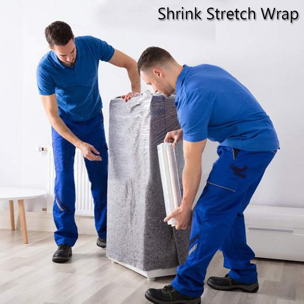 18 Inch X 1200 feet Tough Pallet Shrink Wrap, 80 Gauge Industrial Strength, Commercial Grade Strength Film, Moving & Packing Wrap, For Furniture, Boxes, Pallets (1-Pack) : Office Products