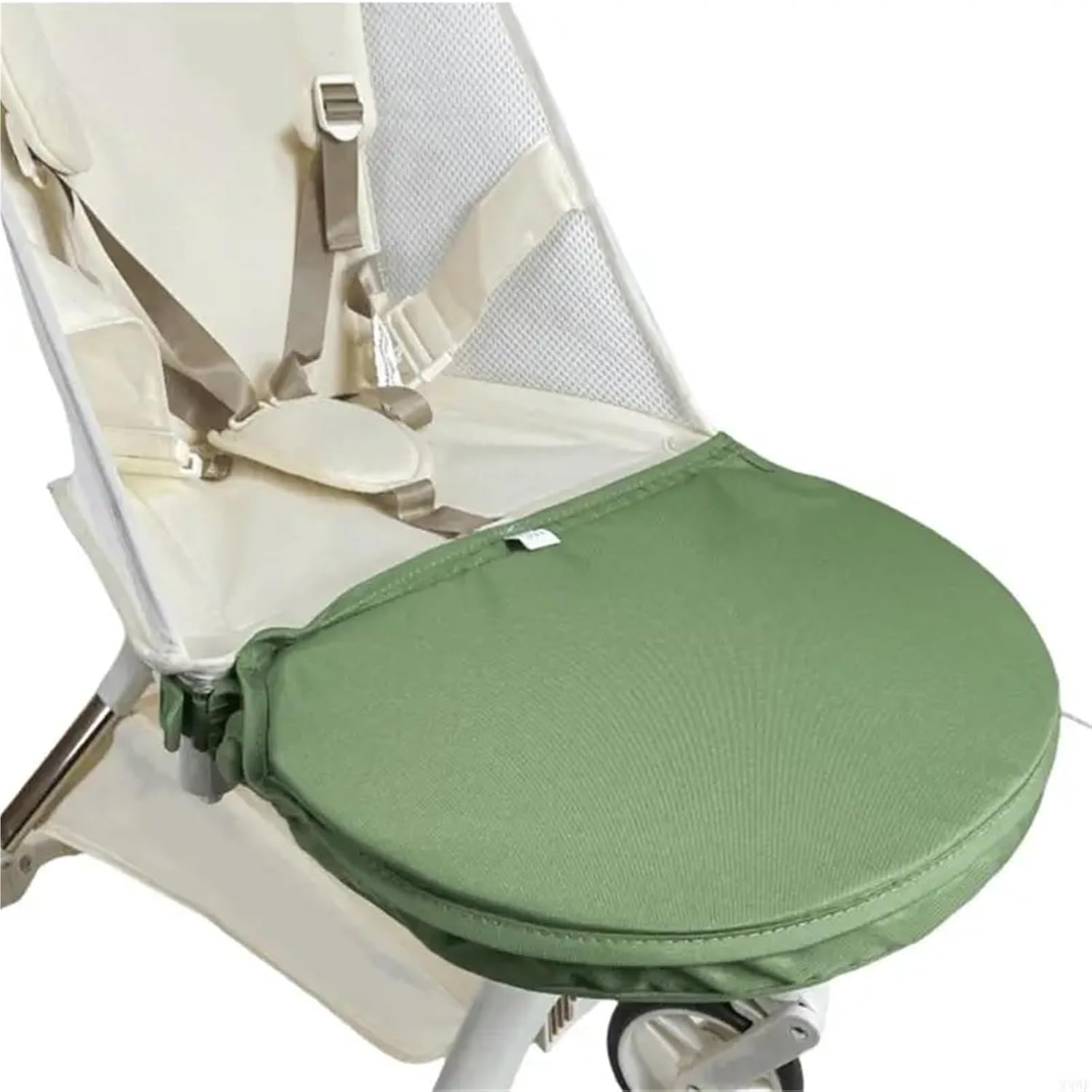 Extended Support Strollers Footrest for Flat Lying Comfort Breathable Oxford Fabric Leg Rest with Plastic Frame(Green2)