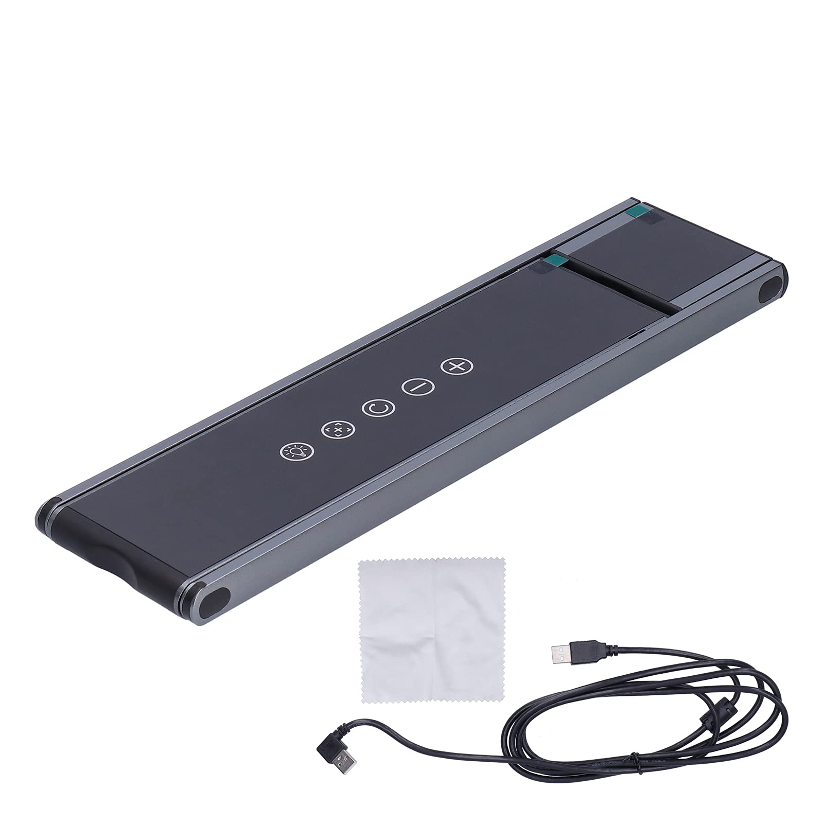 Denash Cámara de Documento Cámara de Documento USB de Alta Resolución para Lecciones, Ajustable Portátil para Windows 10/8/7 / XP/OS X/Chrome OS / /, Escáner A3 de 13MP Black ABS -Plástico para