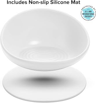 CatGuru Food Table and Ceramic Bowl Bundle