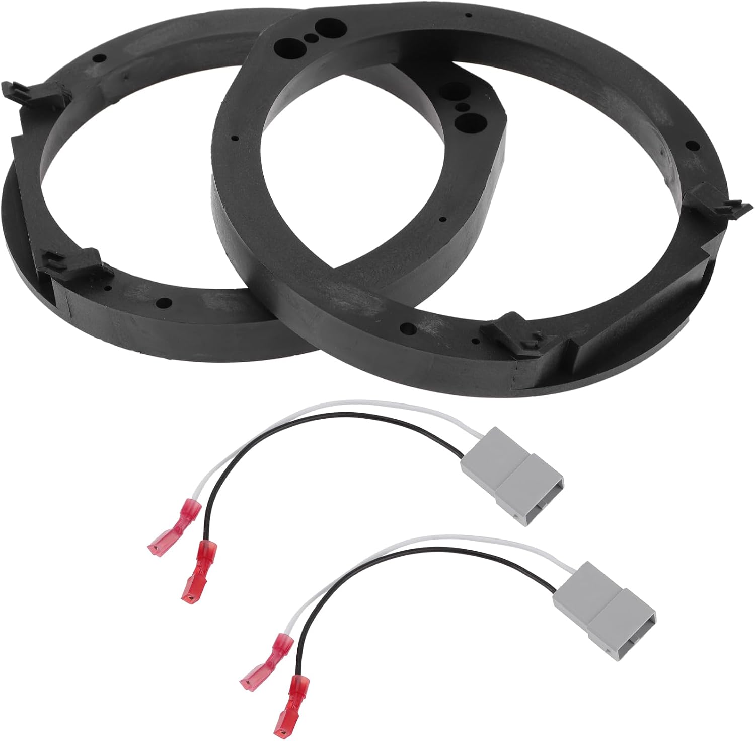 Speaker Spacer Ring Tweeter Speaker Spacer Adapter for Honda Civic 2006-2011 Waterproof Black 2 Set