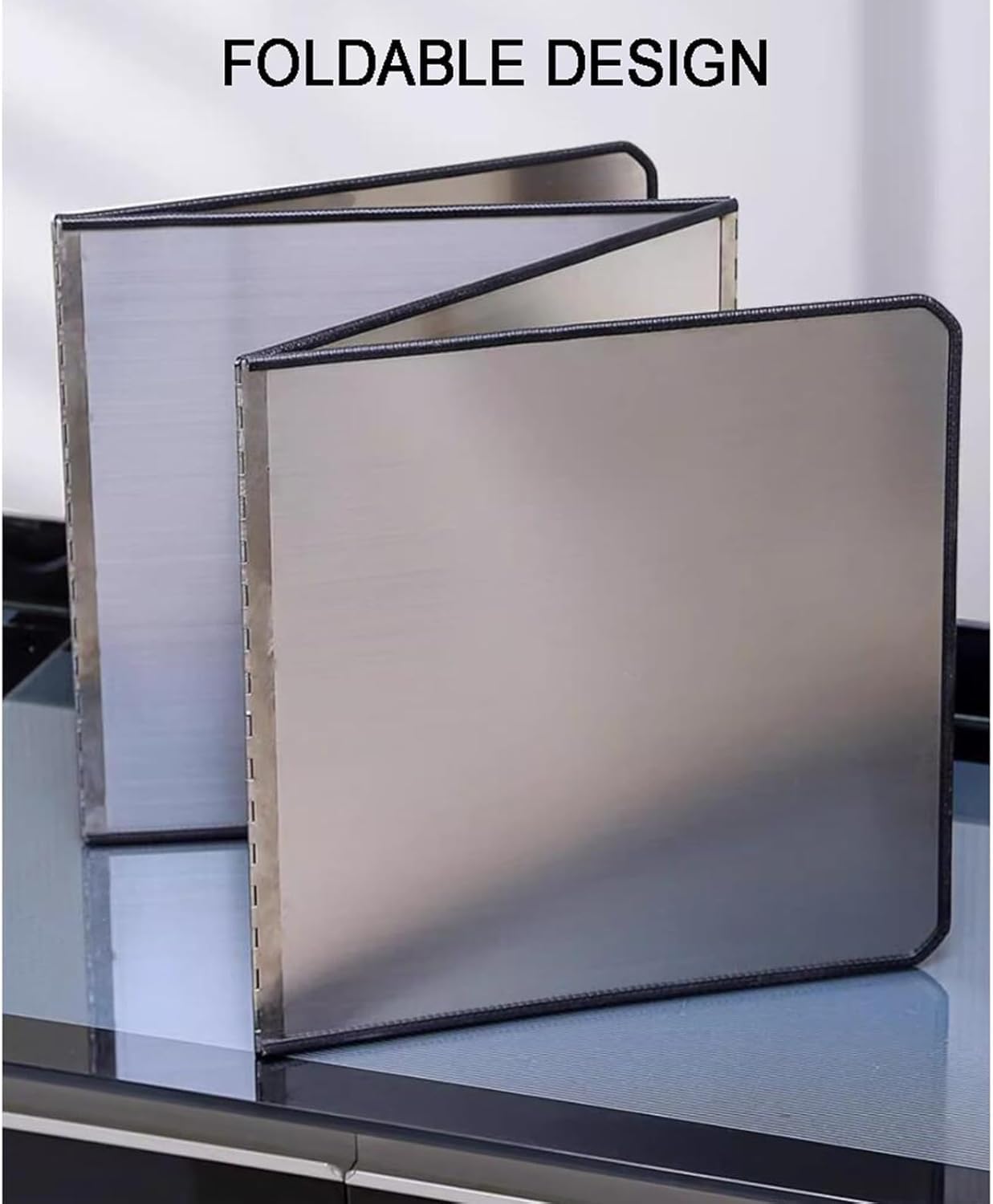 TIST Kitchen Splash Guard Portable Stainless Steel Splash Guard Foldable Splash Guard 30 * 80 * 40cm