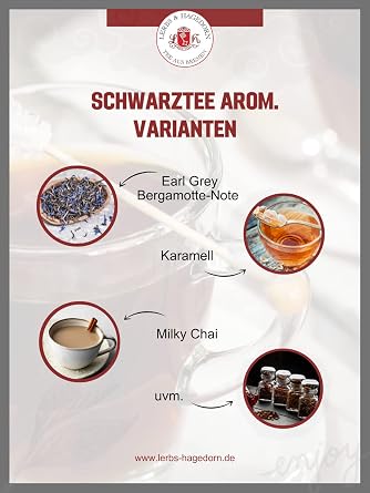 Lerbs & Hagedorn Black Tea Earl Grey 1 kg (approx. 81 litres)