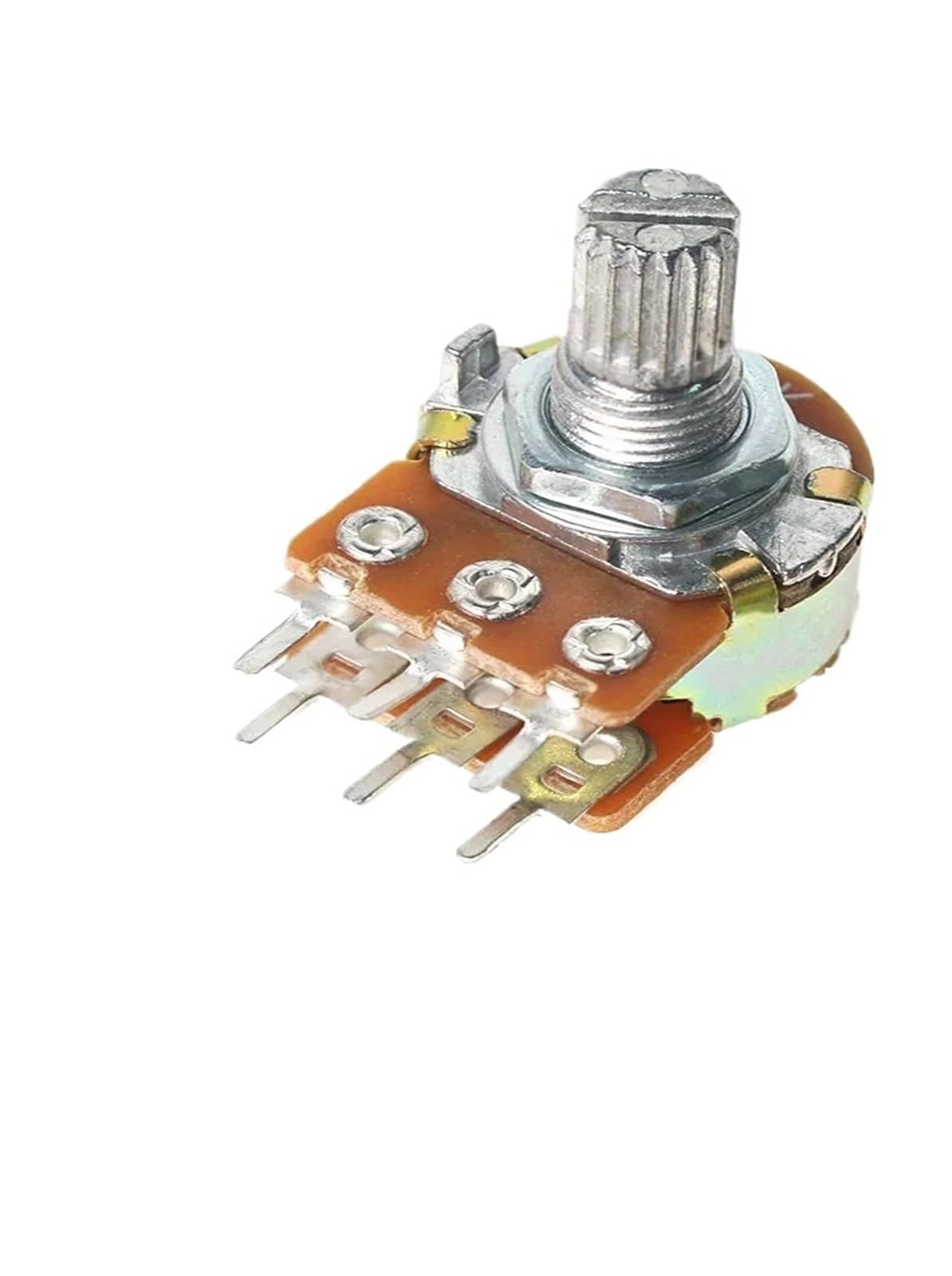 10PCS WH148 Linear Potentiometer 15mm Welle mit Muttern und Unterlegscheiben 6pin Potentiometer B1K B2K B5K B10K B20K B50K B100K B500K B1M(50K Ohm)