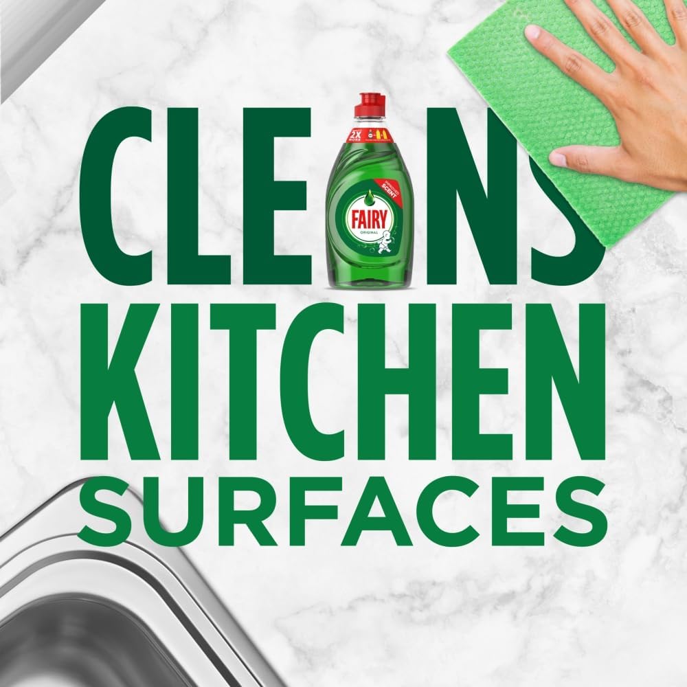 Fairy Original Washing Up Liquid Green with LiftAction 1015ML