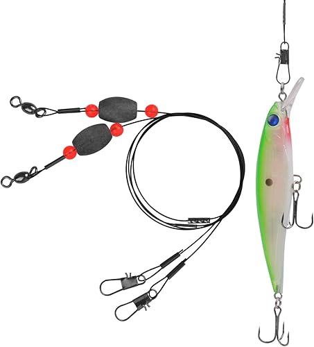 Miniatura 5 de Plataformas de pesaje de huevos de pesca, plataformas de pesca listos para bagre, líder de pesca con plato, plataformas de mero, líderes de peso de