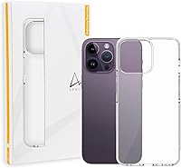 Vista 1 de ARMOR Funda Signature para iPhone 14 Pro (transparente con cinta gris)