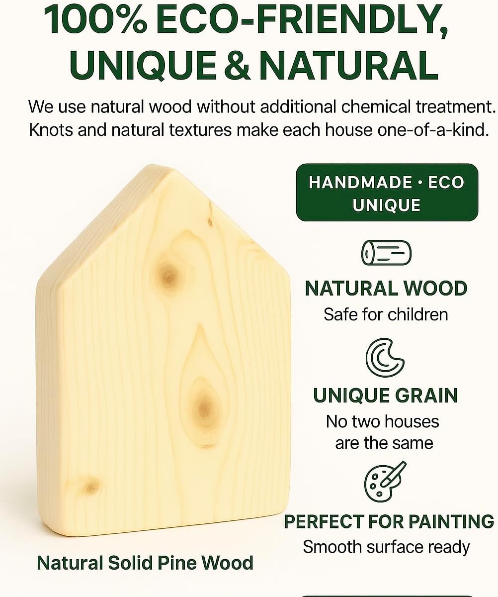 Superhero Craft Kit for Boys Ages 4–10 – DIY Wooden Painting Art Set with Glow in The Dark Stars | Montessori Creative STEM Craft Gift | Handmade Activity Set for Boys | Made in USA