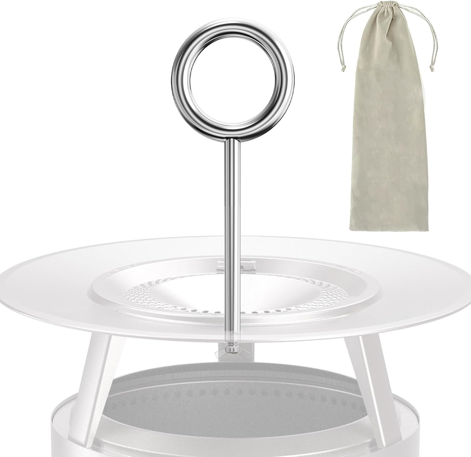 Heat Deflector Compatible with Solo Stove Yukon and Heat Deflector Handle