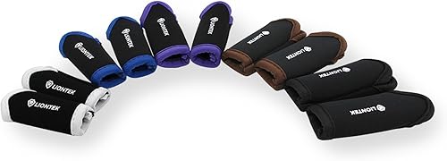 Miniatura 8 de LIONTEK Par de mangas de un solo dedo, manga de compresión deportiva para BJJ, MMA, baloncesto, levantamiento de pesas y más (grande)