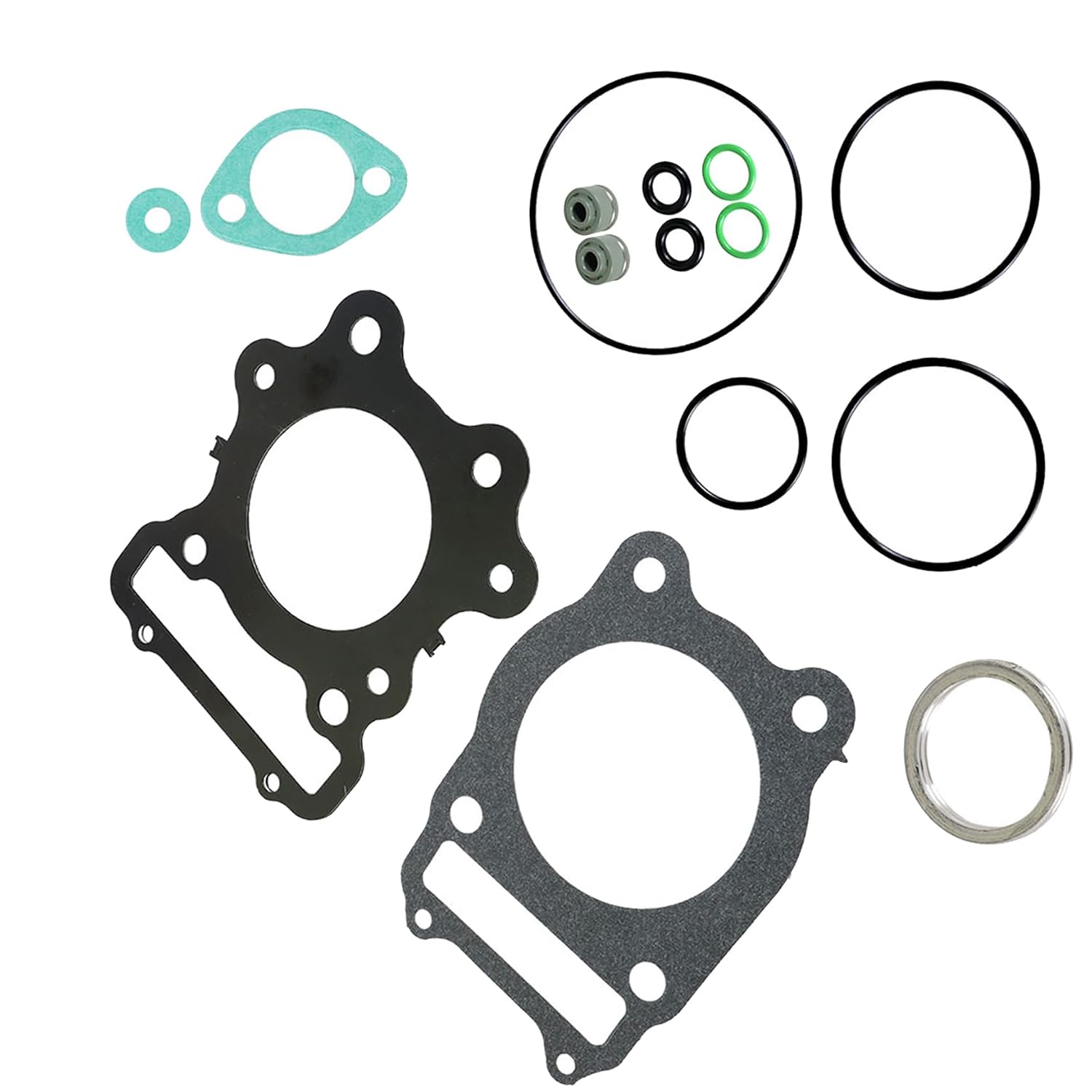 Silscvtt Engine Motor Top End Head Gasket Kit Replacement for Honda FourTrax 300 TRX300 1988-2000 Replacement for 12191-HC4-900 91304-HA0-003 12251-HA0-004