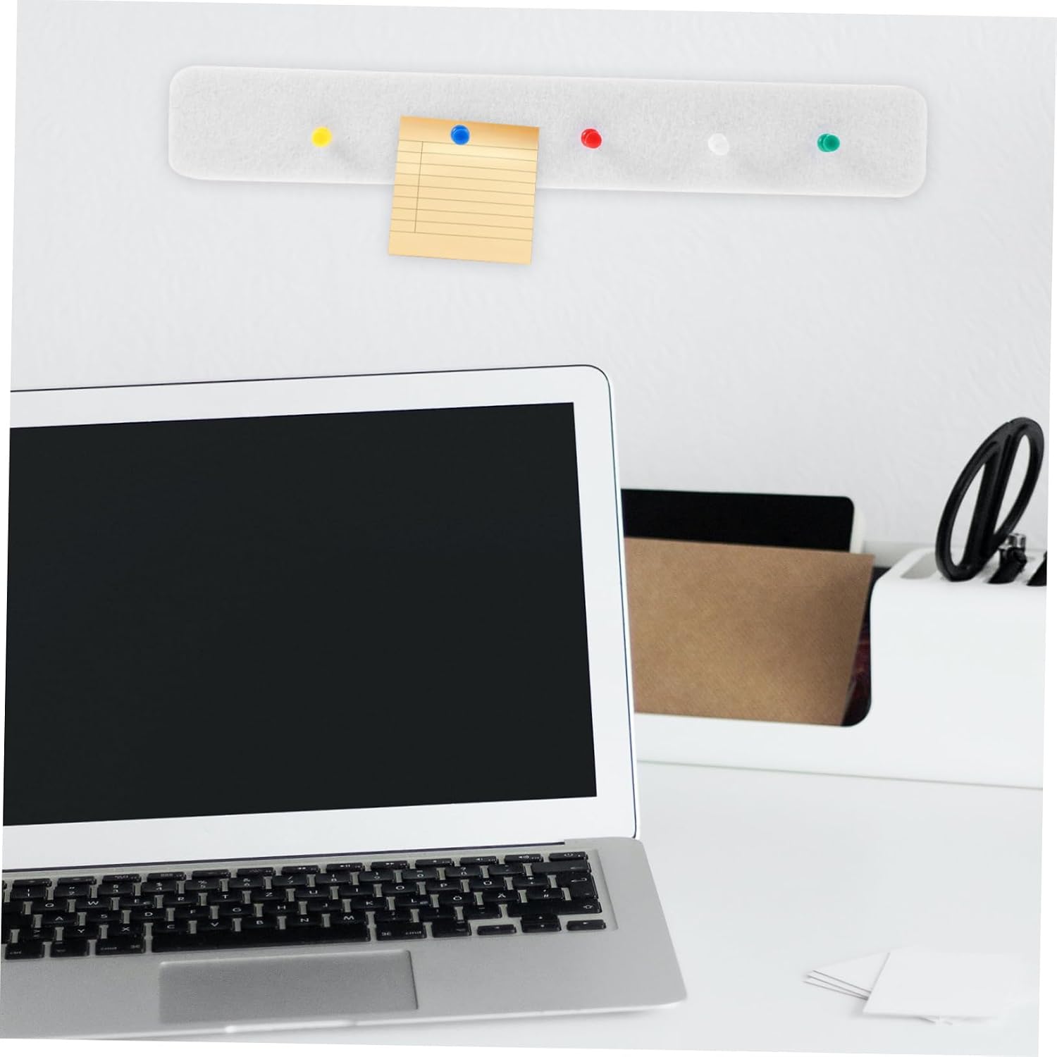 Felt Bulletin Board Strips 1 Set of Adhesive Decorative Wall Panels Small Memo Felt Boards for Home Office