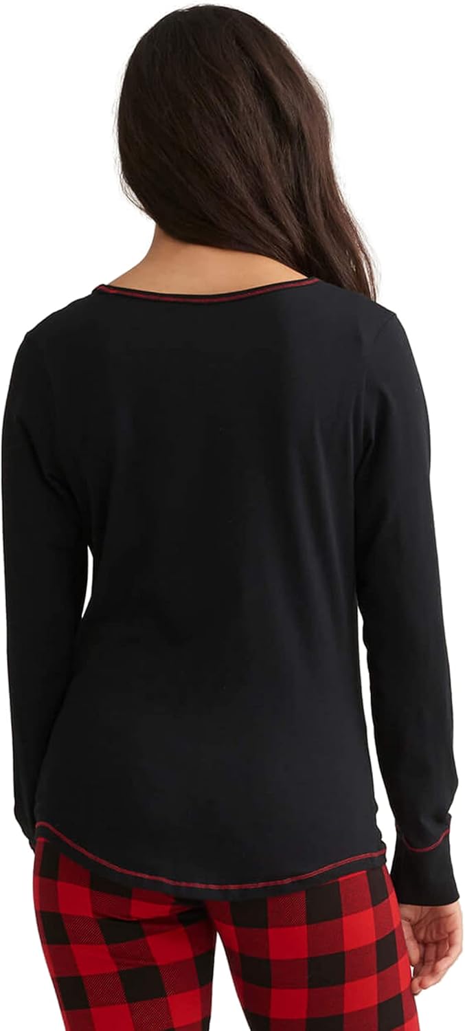 Little Blue House Womens Sleepwear Long Sleeve Pajama Tops - Image 2