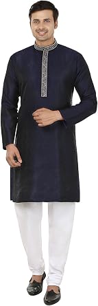 Maple Clothing Mens Kurta Pajama Poly Silk India Wedding Party Wear Apparel Guest Outfit